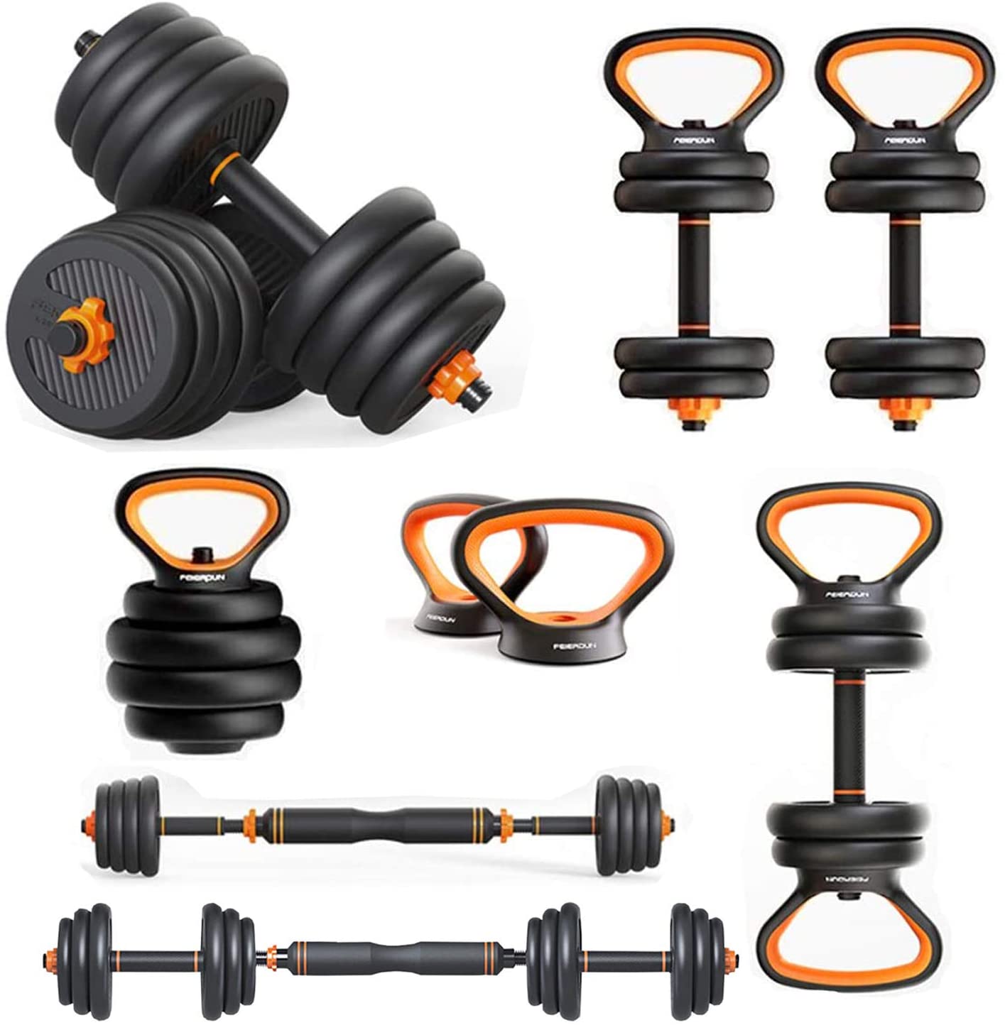 Transform Your Fitness Routine with Our Six In One Dumbbells Kettlebells
